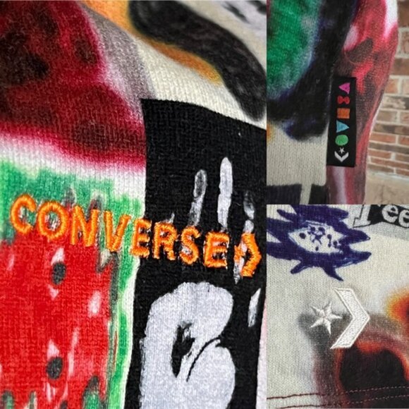 Converse  * Shapes By Come Tees Special Collaboration Shirt  Limited Add-n Unsex - Picture 9 of 16